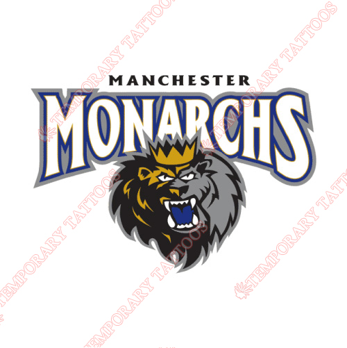 Manchester Monarchs Customize Temporary Tattoos Stickers NO.9068